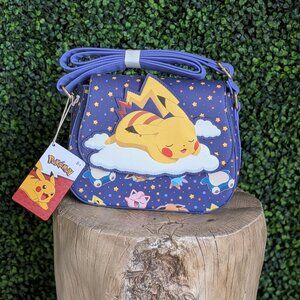 Sleepy Pikachu crossbody bag
